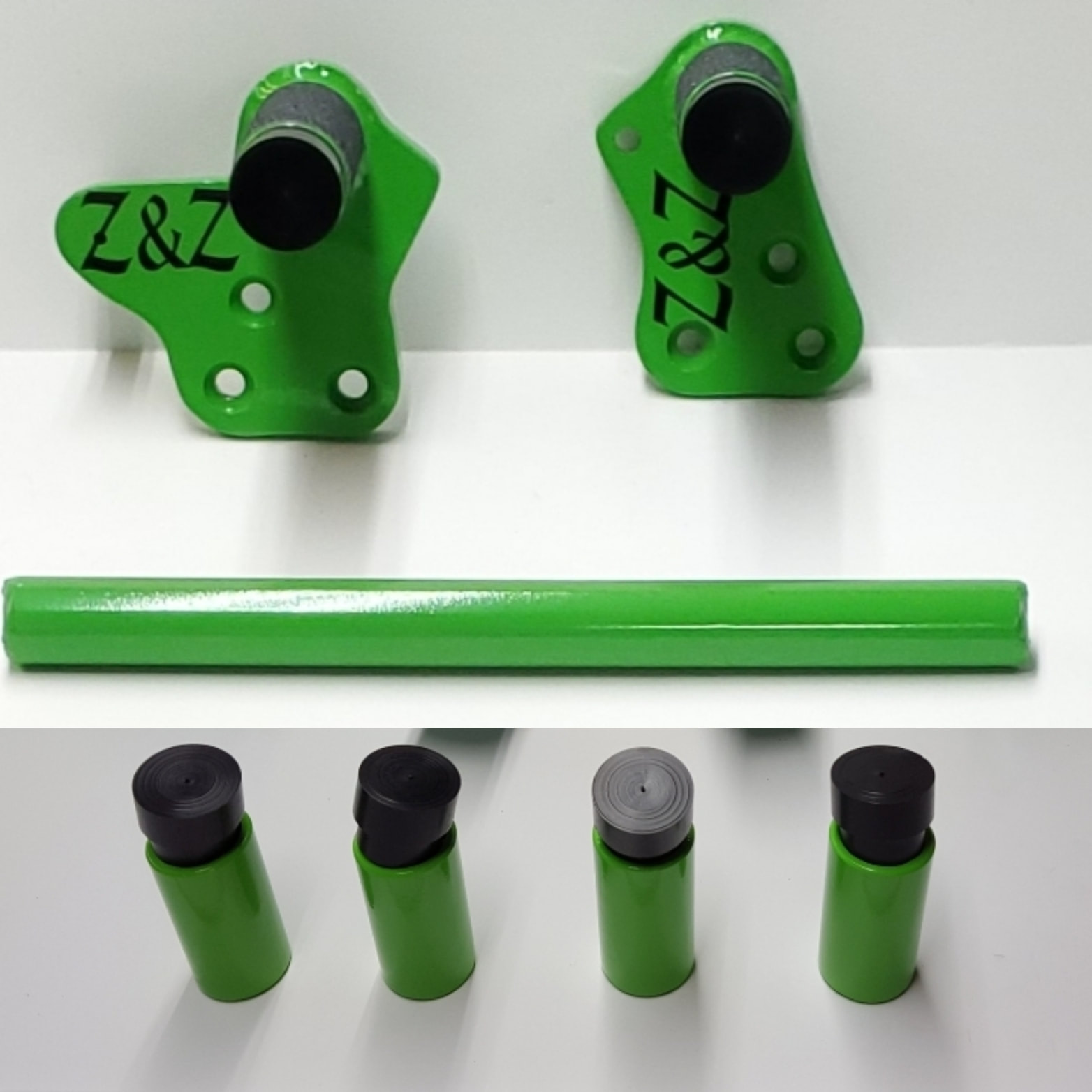 Z125 Combo Steel Rearsets and Axle Sliders